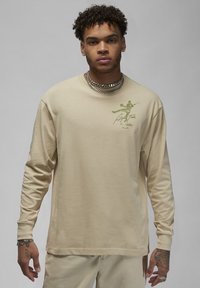 Jordan CREW FLIGHT HERITAGE  - Maglietta a manica lunga - rattan alligator