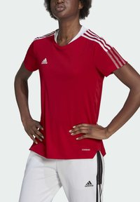 adidas Performance TIRO21 TR JERSEY W - Nyomott mintás póló - team power red