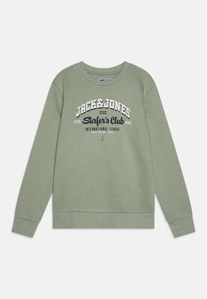 JJELOGO CREW - Sweatshirt - iceberg green