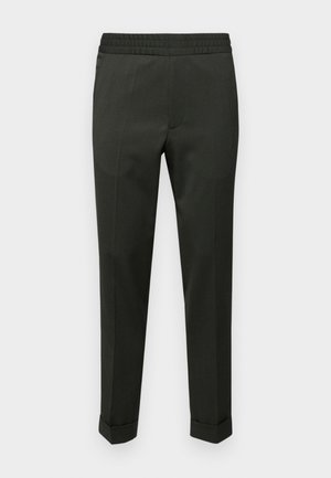 Filippa K TERRY CROPPED TROUSER - Bukse - green melange