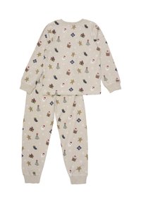 Minymo SET ALL OVER PRINT - Pyjama - beige melange