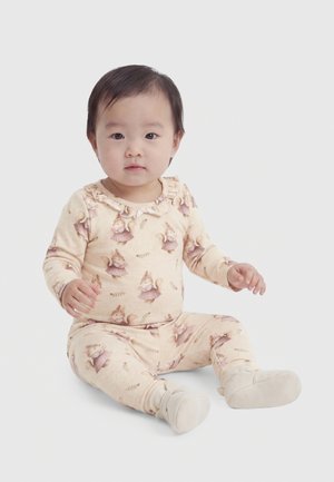 Name it, NBFSHELLY SET - Legging (type pantalon) - peyote melange