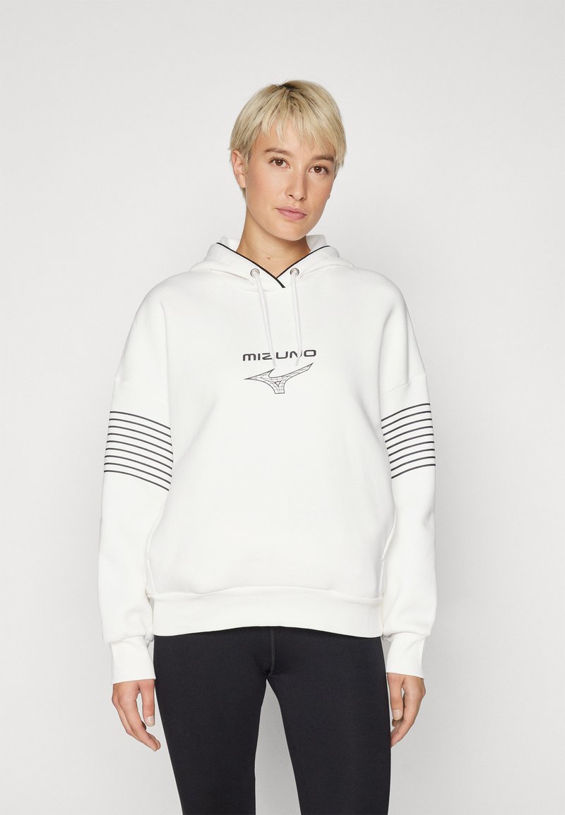 Mizuno ATHLETICS HOODY - Majica s kapuljačom - pristine