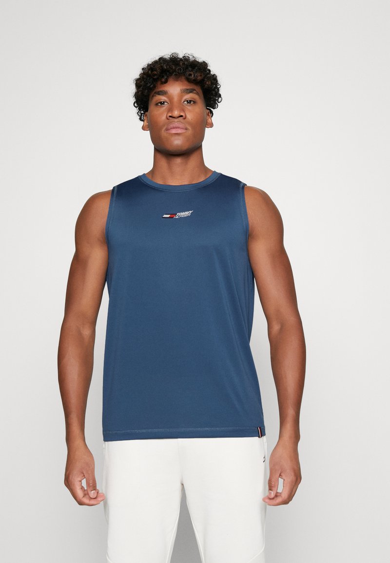 Tommy Hilfiger ESSENTIALS TRAINING TANK Top blue coast/blue