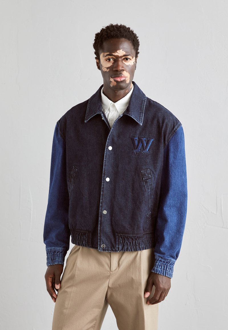 WOOYOUNGMI MENS JUMPER Denim jacket blue Zalando.co.uk