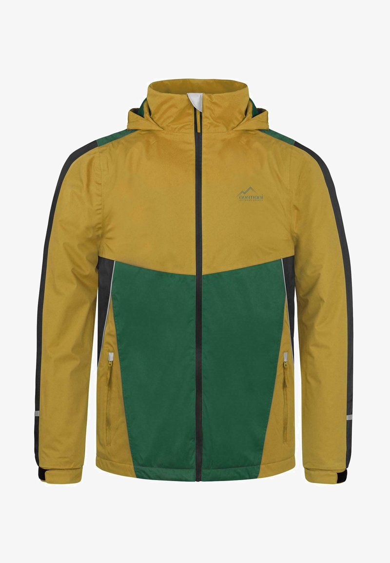 normani Outdoor Sports WASSERDICHTE ungefütterte Sommer ÜBERGANGS-REGENJACKE - Soft shell jacket - gelb