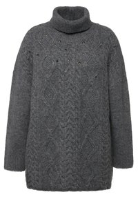Studio Untold Strickpullover - mottled anthracite