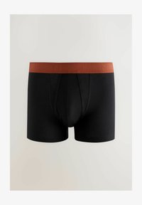 Unselected, black orange green waistband