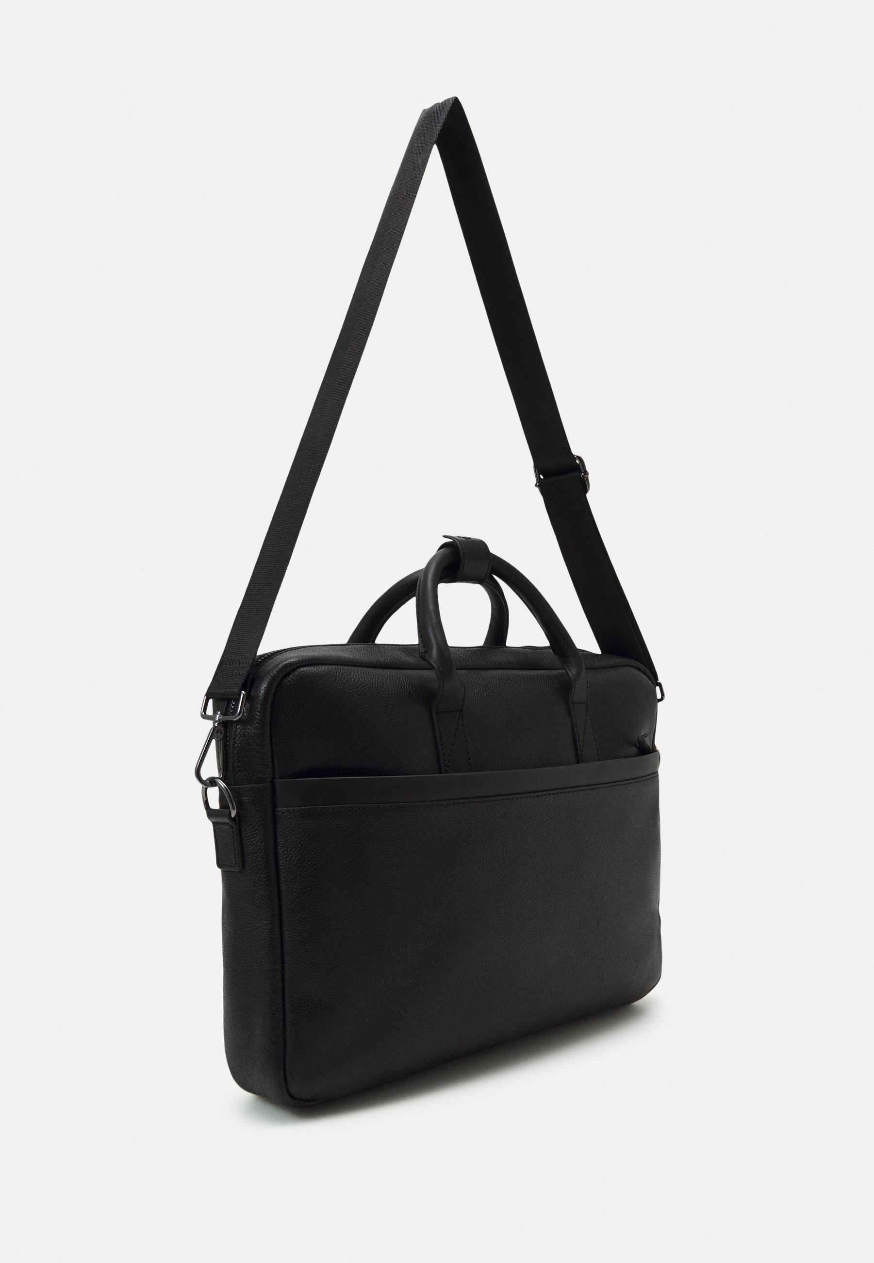 Zign LEATHER UNISEX - Borsa porta PC - black/nero - Zalando.it
