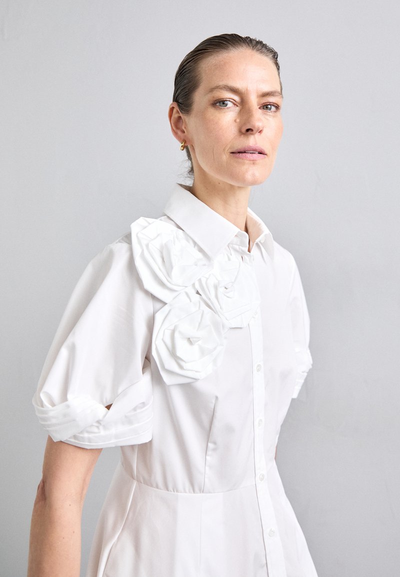 knee length dresses for ladies Endless Dream Midi Shirt Dress White / Xs main image 1