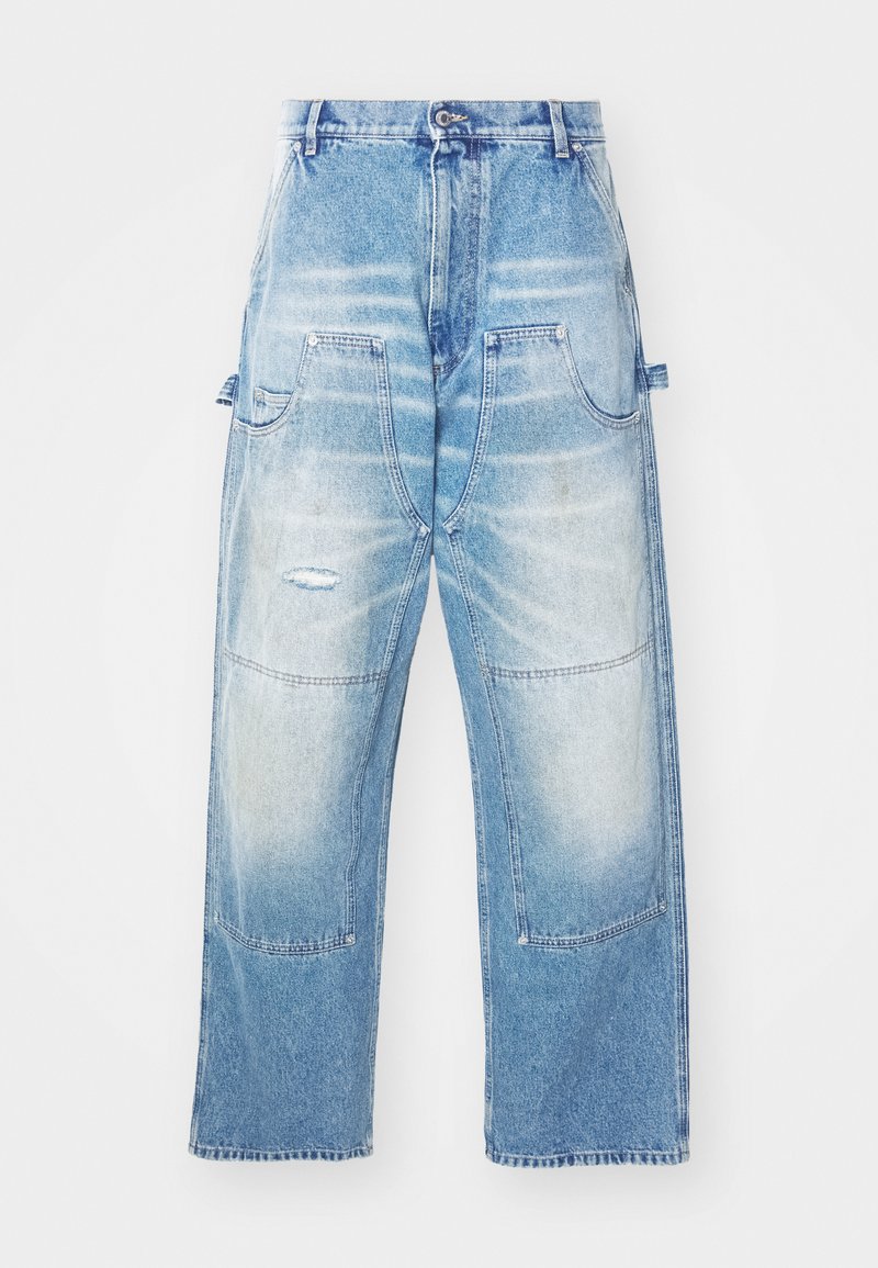 Moschino Straight leg jeans blauw denim/bluedenim