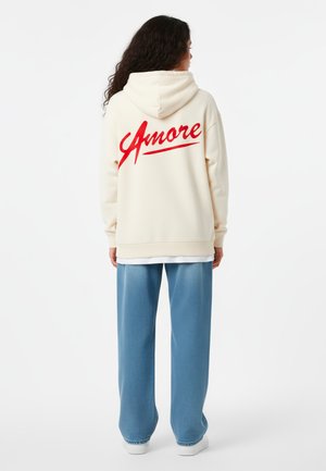 Mira Paris AMORE BACK EMBROIDERY - Sportska majica - off white