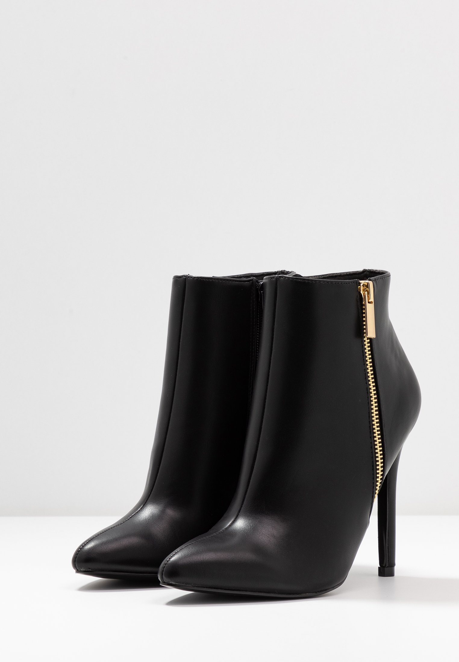 Even\u0026Odd Enkellaarsjes met hoge hak - black/zwart - Zalando.nl