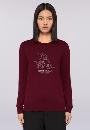 GIROCOLLO IN MISTO GENTLE SOCIETY - Pullover - brown bologna