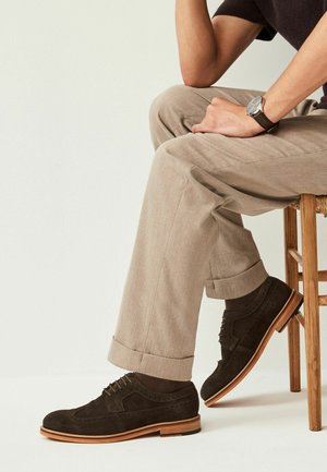 SIGNATURE ITALIAN REGULAR FIT - Schnürer - tan brown