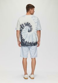 QS T-shirt print - hellblau