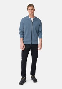 camel active IM STIL - Strickjacke - stone blue