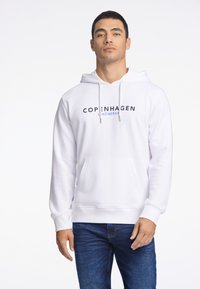 Lindbergh COPENHAGEN - Felpa con cappuccio - white