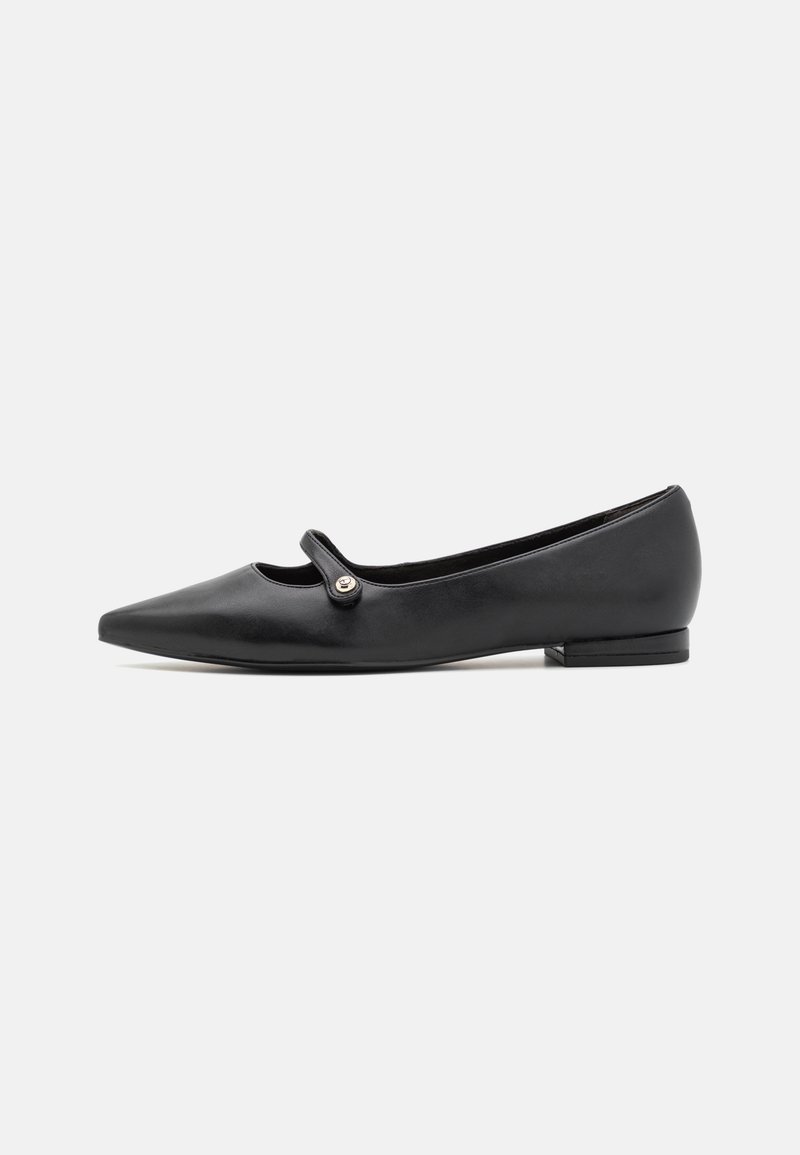 Tamaris Riemchenballerina - black matt