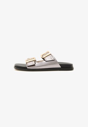 MAGDA STUD - Pantoletai - silver