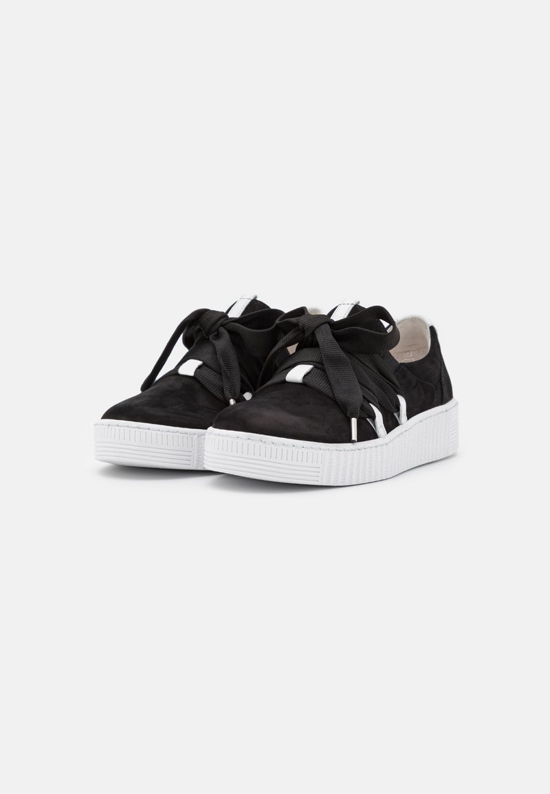 Damen Sneaker low | Gabor Sneaker low schwarz/weiß/schwarz - LF09566 Damen Sneaker low | Gabor Sneaker low schwarz/weiß/schwarz - LF09566