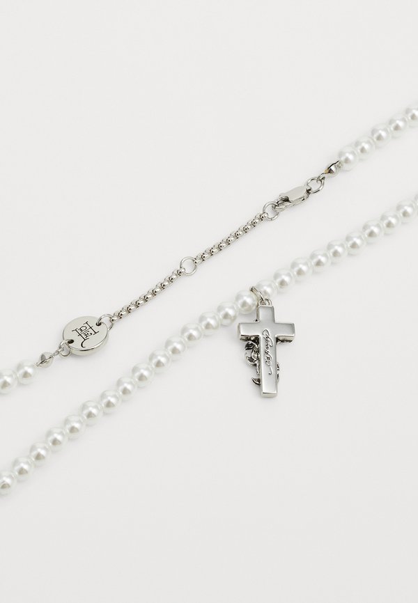 CROSS & ROSE THORN CUSTOM-CAST MINI CRUCIFIX NECKLACE - Necklace4