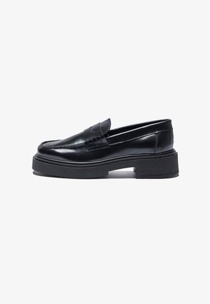 LEATHER - Instappers - black