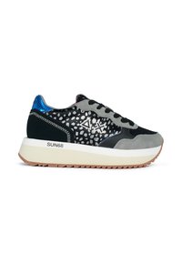 Sun68 BIG ALLY ANIMALIER - Sneakers basse - nero