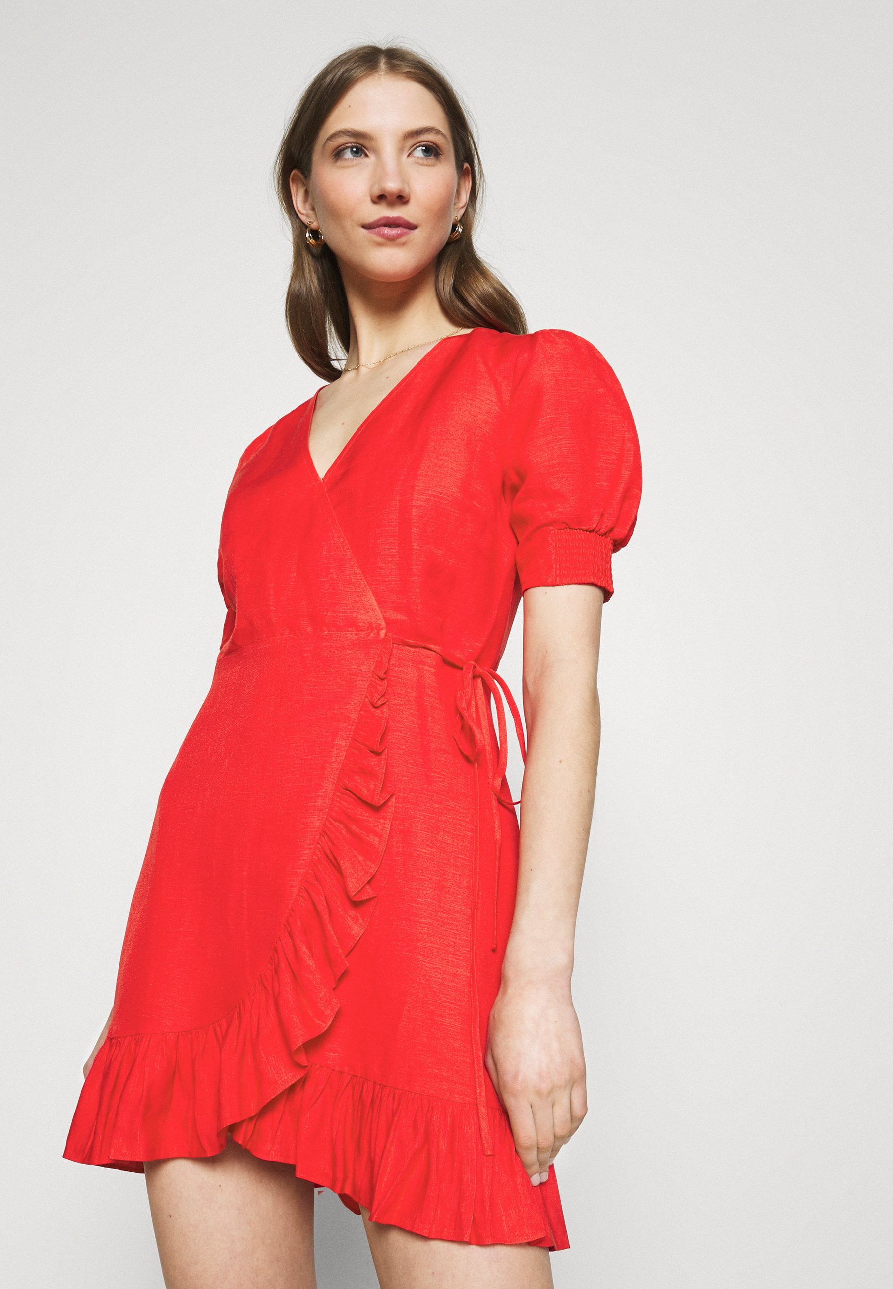 Forever New BOSTON WRAP SKATER DRESS 