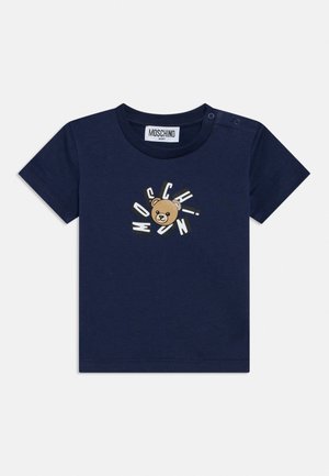 MOSCHINO BABY UNISEX - T-shirt print - blu navy