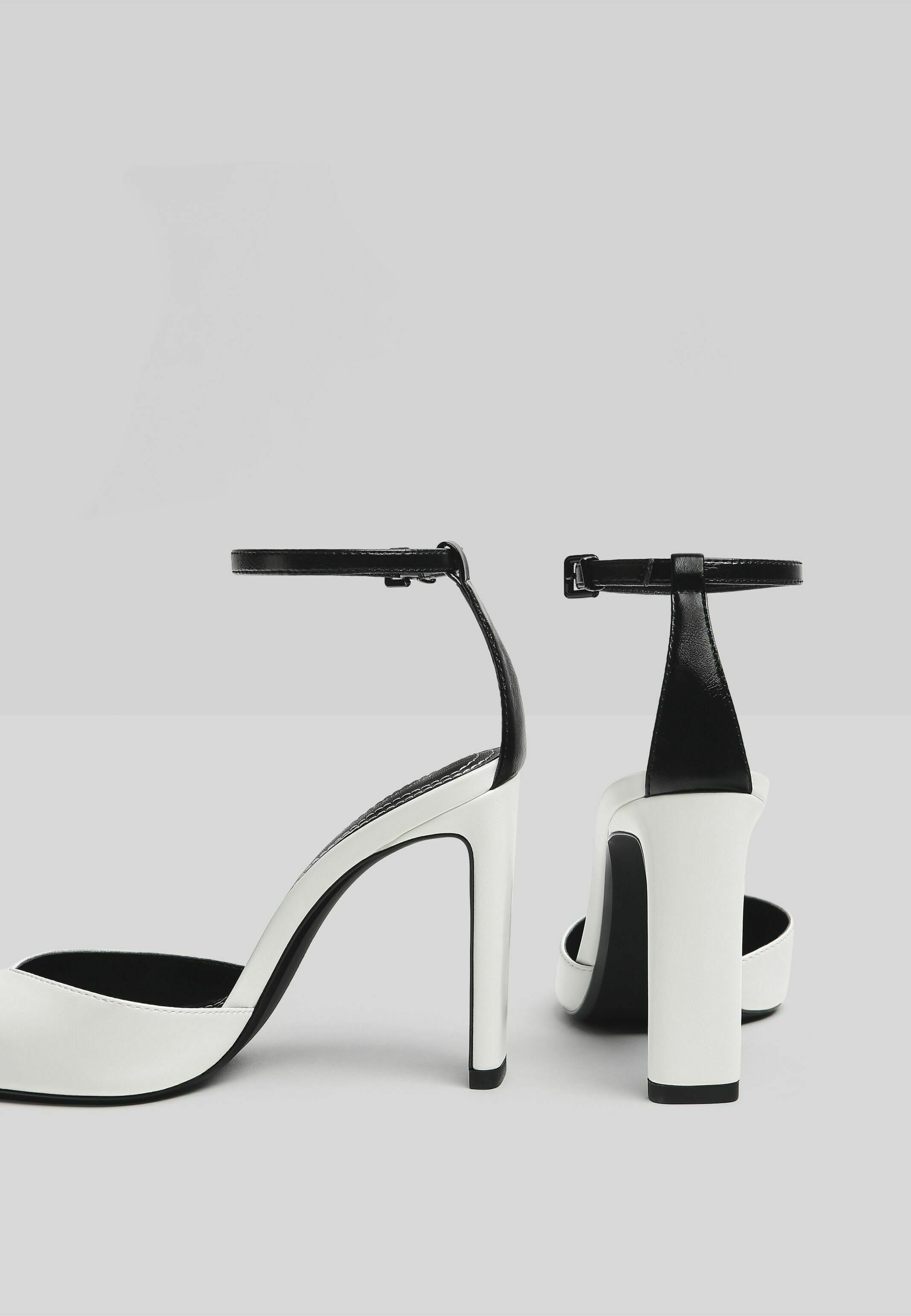 Bershka Hoge hakken - white/wit - Zalando.be