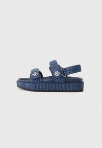 KIRA - Sandalen met plateauzool - navy