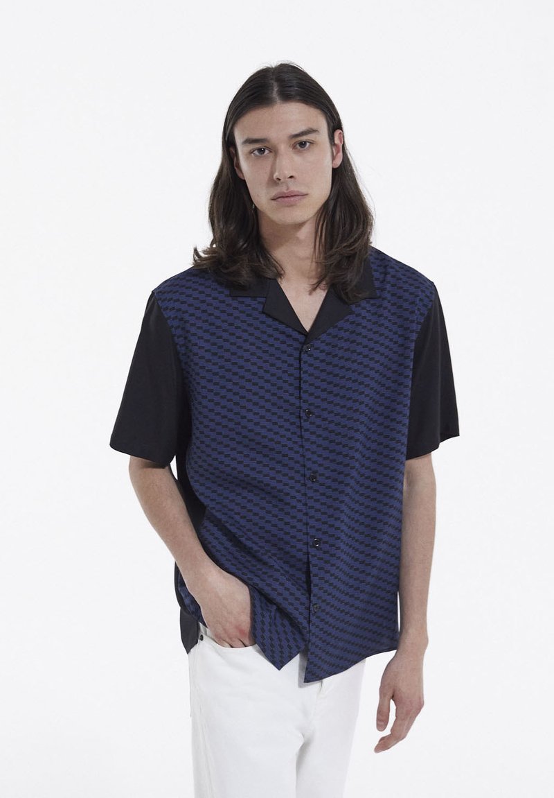 Herren T-shirts & Polos | The Kooples CHEMISE CHIC Hemd black blue/schwarz - PH65784 Herren T-shirts & Polos | The Kooples CHEMISE CHIC Hemd black blue/schwarz - PH65784