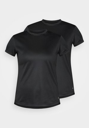 2 PACK - Sports T-shirts - black