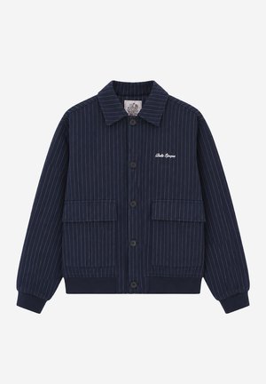 Kaotiko, BELLE EPOQUE STRIPED JACKET - Яке бомбър - white/navy