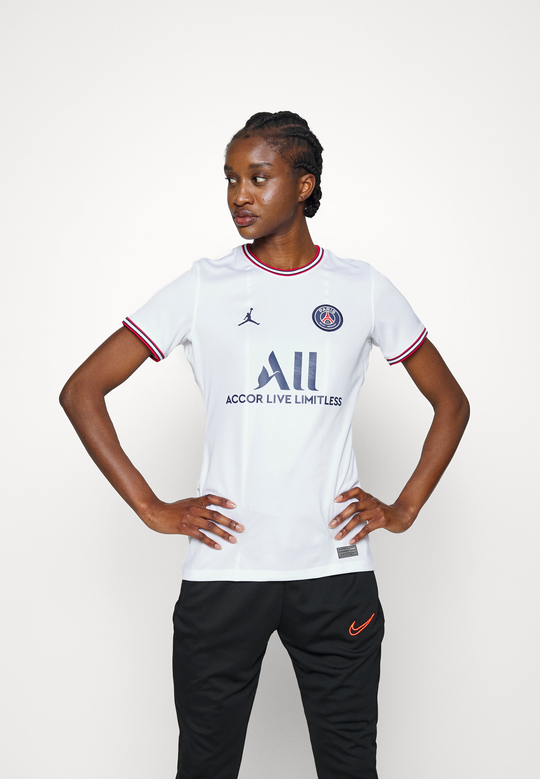 Nike Performance PARIS ST GERMAIN STADIUM 4TH - Equipación de clubes -  white/midnight navy/blanco - Zalando.es