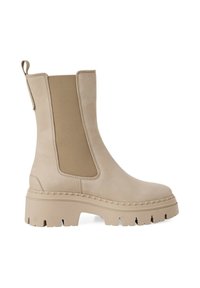 Tamaris ELEGANTE ANTELOPE MIT REMOVABLE SOCK - Enkellaarsjes met plateauzool - antelope