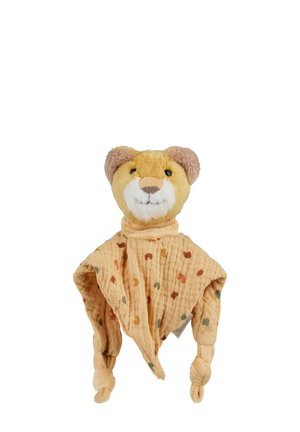 LÖWE LEO - Cuddly toy - ocker