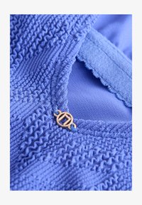 Selected, aqua blue crinkle