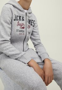 Jack & Jones Junior Felpa con zip - grey