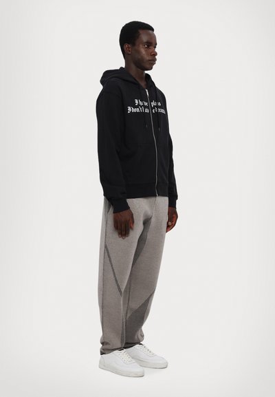 The Kooples Zip-up sweatshirt - black washed