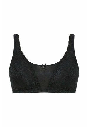 TRUYOU, TRUYOU SHIMMER LACE UNDERWIRE-FREE BRALETTE - Bøjle-bh - black