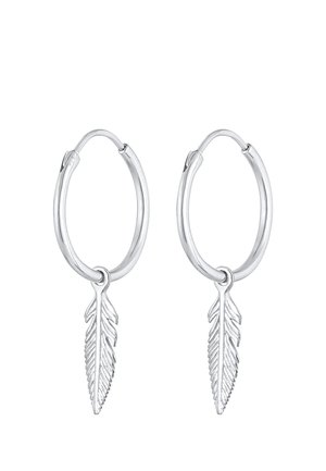 HOOPS FEATHER - Øreringe - silberfarben