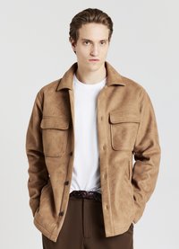 Calliope SHACKET SIMIL CAMOSCIO - Giacca in similpelle - tabacco
