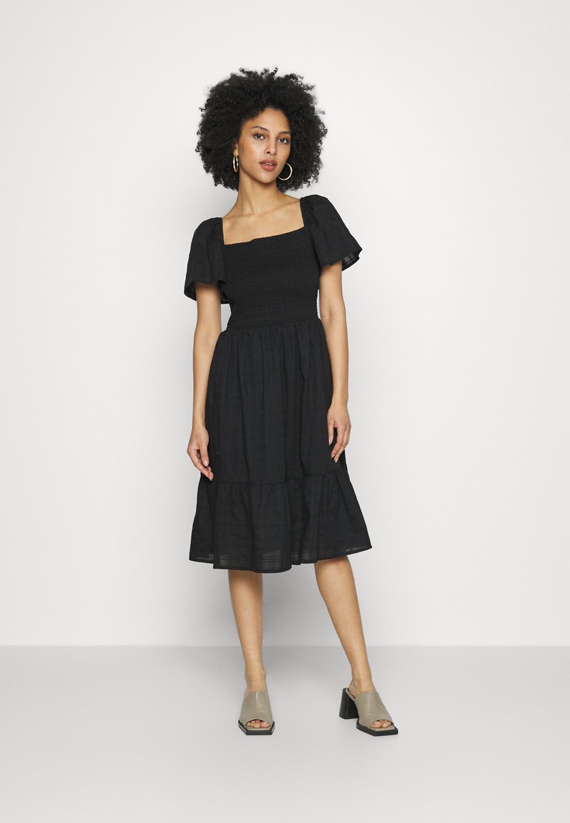 GAP Petite SMOCK DRESS Day dress black Zalando.ie