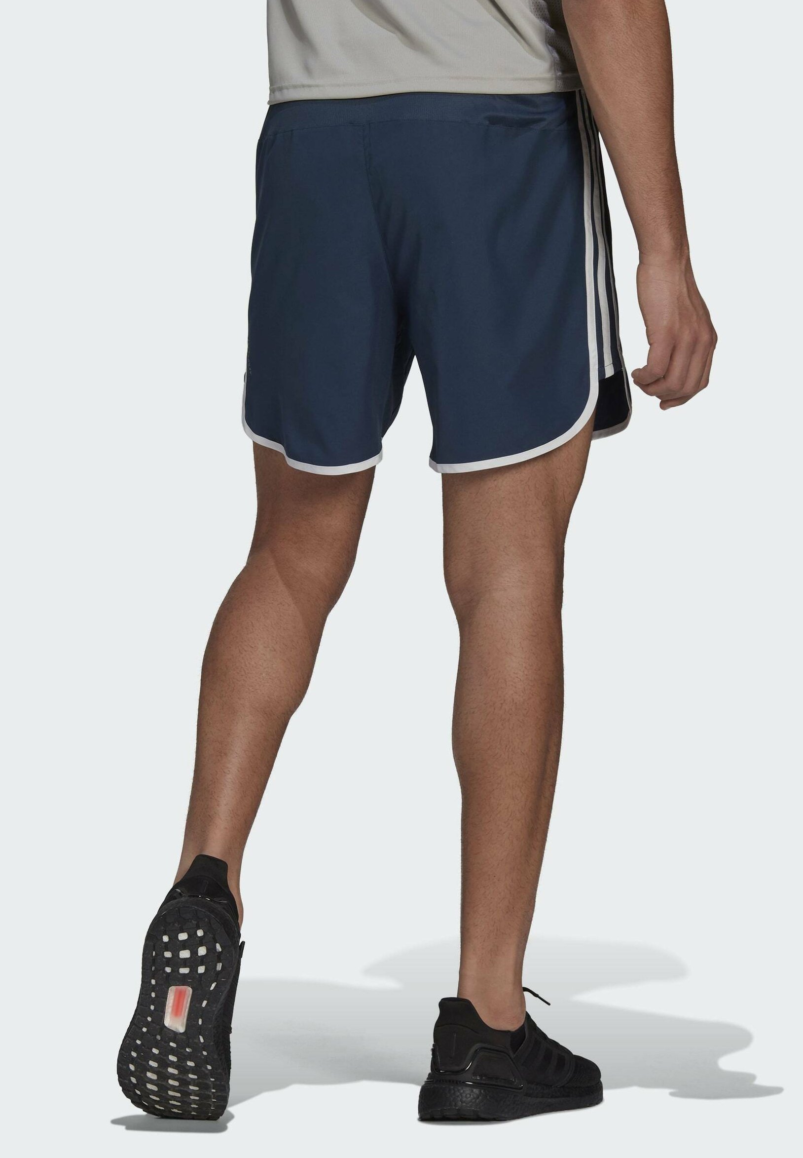 adidas Performance MARATHON 20 SHORTS - Sports shorts - blue - Zalando.co.uk
