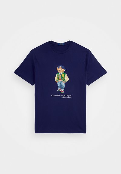 Polo Ralph Lauren Big & Tall POLO BEAR JERSEY T-SHIRT - Tricou cu imprimeu - newport navy