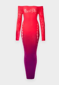 DIAMOND SEAMLESS DRESS - Robe de jour - red/purple