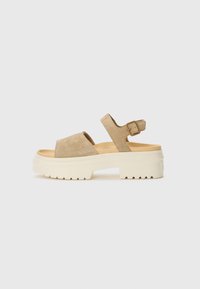 CHUCK TAYLOR ALL STAR - Platvormsandaalid - sand dune/egret
