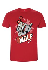Henry Tiger MINECRAFT WOLF HERO - Camiseta estampada - red